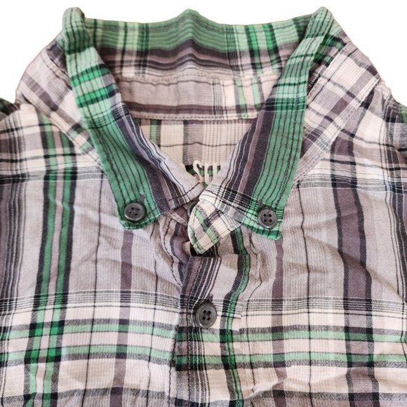 Mossimo Supply Co. Shirt Men's Size 2XL Checked Long Sleeve Button Down Casual - Picture 11 of 13